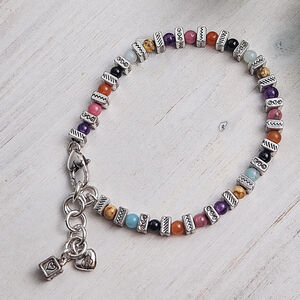 Brighton Multicolor Beaded Stone Bracelet